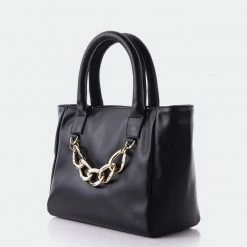 L'INTERVALLE WOMEN Mini Island Black Leather