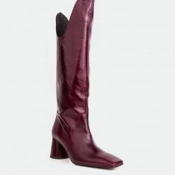 L'INTERVALLE Mitski Burgundy Leather