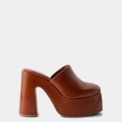 L'INTERVALLE Muse Burnt Orange Leather WOMEN