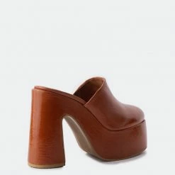 L'INTERVALLE Muse Burnt Orange Leather WOMEN