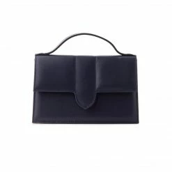L'INTERVALLE Mini Diya Navy Leather