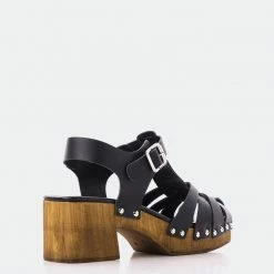 L'INTERVALLE Oline Black Leather WOMEN