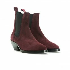 L'intervalle Osmond Bordo Suede WOMEN