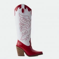 L'INTERVALLE Otis Red White Leather WOMEN