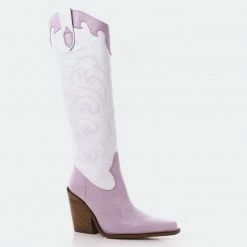 L'INTERVALLE WOMEN Otis Lilac White Leather