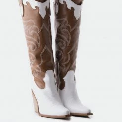 L'INTERVALLE Otis White/Tan Leather WOMEN