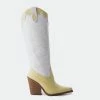 L'INTERVALLE Otis Yellow White Leather WOMEN