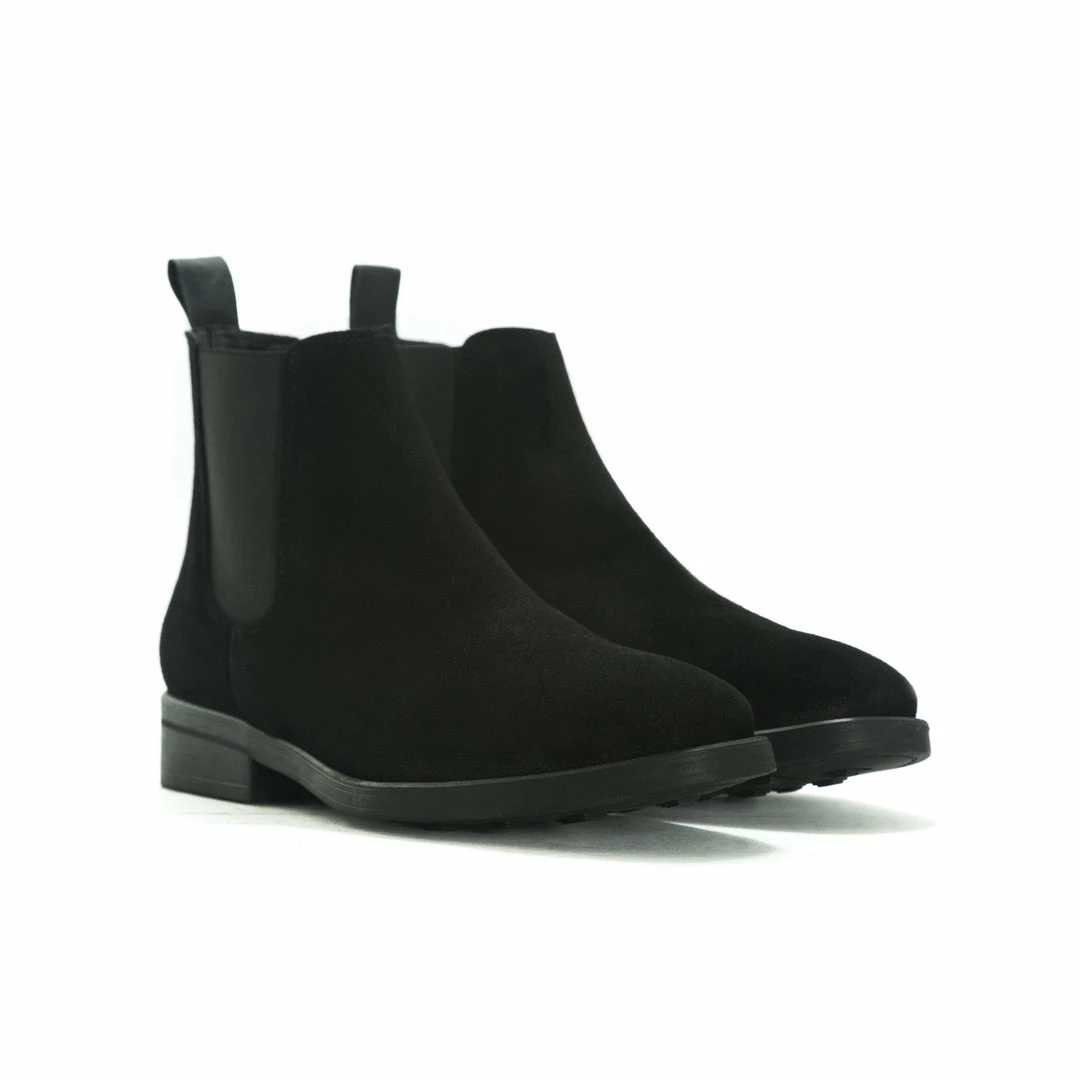 L'intervalle Percy Black Suede Booties WOMEN 2 L'intervalle Percy Black Suede Booties WOMEN
