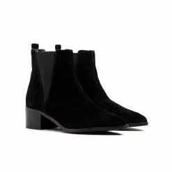 L'intervalle Perth Black Suede Boots WOMEN