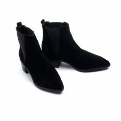 L'intervalle Perth Black Suede Boots WOMEN