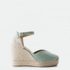 L'INTERVALLE Petrolina Green Canvas WOMEN