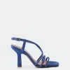 L'INTERVALLE Rosalia Dark Blue Suede WOMEN