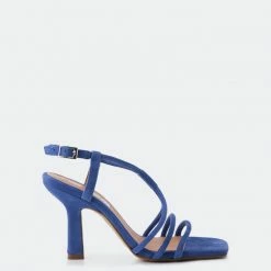 L'INTERVALLE Rosalia Dark Blue Suede WOMEN