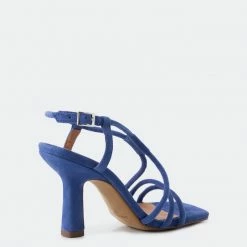 L'INTERVALLE Rosalia Dark Blue Suede WOMEN