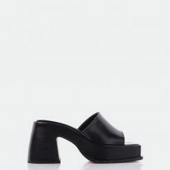 L'INTERVALLE Simos Black Leather WOMEN