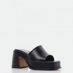 L'INTERVALLE Simos Black Leather WOMEN