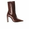L'intervalle WOMEN Stavi Brown Leather Ankle Boots