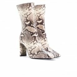 L'intervalle Stavi Natural Snake Ankle Boots WOMEN