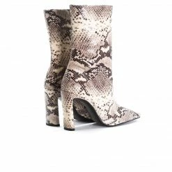 L'intervalle Stavi Natural Snake Ankle Boots WOMEN