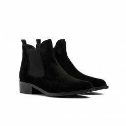 L'intervalle Teesha Black Suede Boots WOMEN