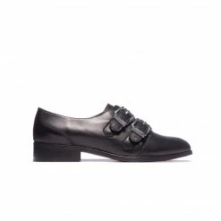 L'INTERVALLE Loulou Black Leather