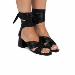 L'INTERVALLE Safaga Black Leather WOMEN