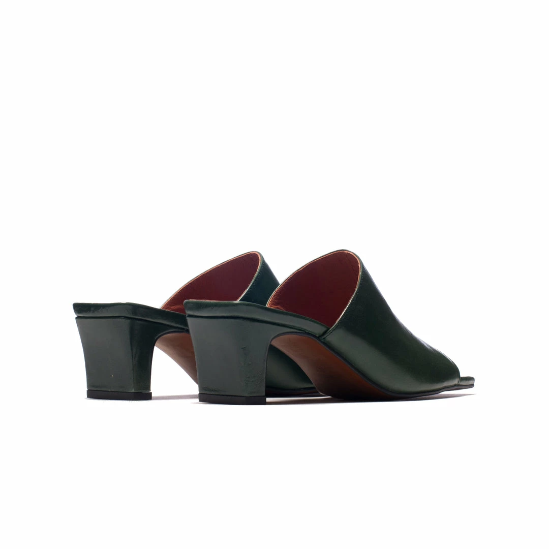 L'INTERVALLE Zagora Green Leather WOMEN 3 L'INTERVALLE Zagora Green Leather WOMEN