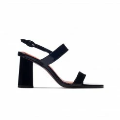 L'INTERVALLE WOMEN Karmin Black Leather