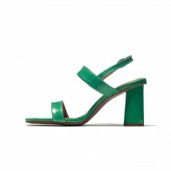 L'INTERVALLE Karmin Green Leather WOMEN