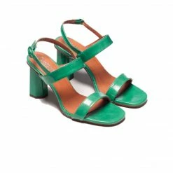 L'INTERVALLE Karmin Green Leather WOMEN