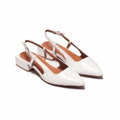 L'INTERVALLE WOMEN Mandy White Croco 9 L'INTERVALLE WOMEN Mandy White Croco