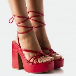 L'INTERVALLE Vai Red Leather WOMEN