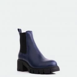 L'INTERVALLE Vannes Navy Leather